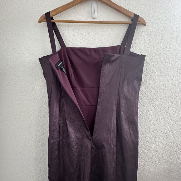 R&M Richards Sheath Dress Womens 8 Purple Beaded Flower Party Whimsygoth 90s Y2K - Picture 8 of 15